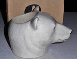 Polar Bear Face Egg Cup By Quail Ceramics