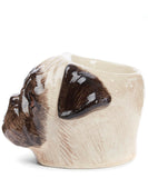Fawn Pug Face Egg Cup By Quail Ceramics