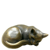 Cat Curled Figurine BY Oriele Bronze DH112