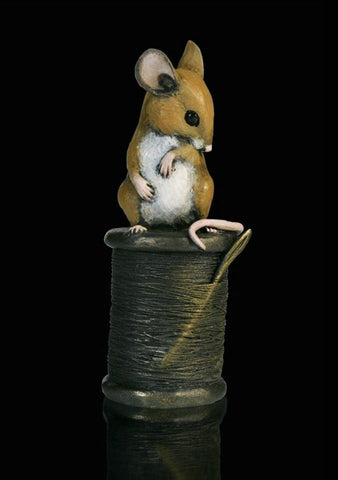 Richard Cooper Studio Mouse On Cotton Reel