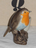 Quail Ceramics Egg Cup With Robin