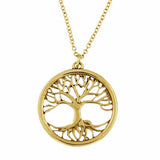 ST JUSTIN BRONZE TREE OF LIFE PENDANT