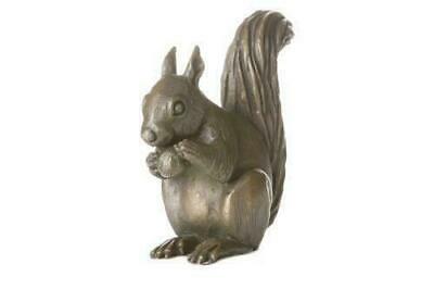 Squirrel Eating A Nut By Oriele Bronze