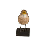 Carved Wooden Thrush Nightingale Figure By Wildlife Garden