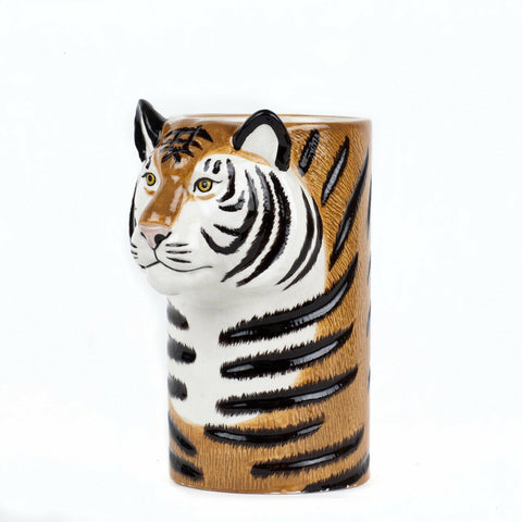 Tiger Utensil Pot By Quail Ceramics