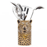 Leopard Utensil Pot By Quail Ceramic