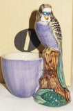 Violet Budgerigar Egg Cup By Quail Ceramics: