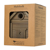 Green Umber Multi Hook Bird House By Wildlife Garden