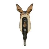Hand Carved Kangaroo With Hook By Wildlife Garden