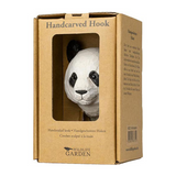 Hand Carved Panda With Wall Hook From Wildlife Garden
