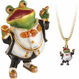 Hidden Treasures Wind In The Willows Toad Trinket Box