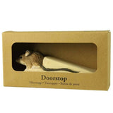 Wooden Doorstop With Mouse By Wildlife Garden