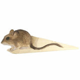 Wooden Doorstop With Mouse By Wildlife Garden