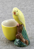 Yellow Budgerigar Egg Cup By Quail Ceramics
