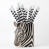 Zebra Pencil Pot By Quail Ceramics