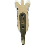 Hand Carved Zebra With Hook By Wildlife Garden