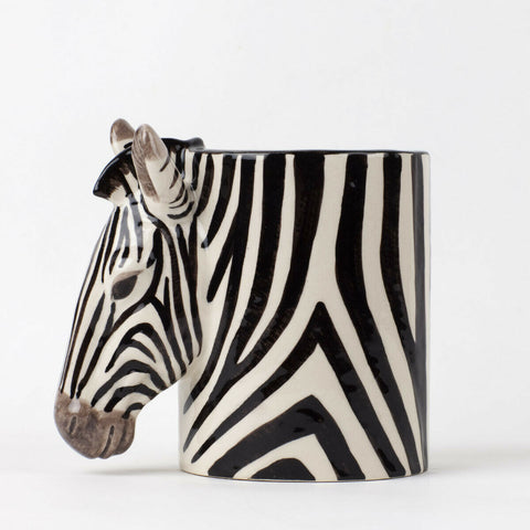 Zebra Pencil Pot By Quail Ceramics