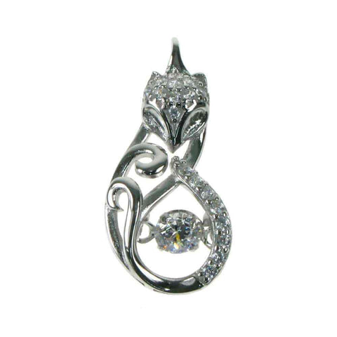 Zilver Designs Pendant Dancing Stone Cat. 925 Silver