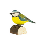 Carved Wooden Figure Of A Blue Tit By Wildlife Garden