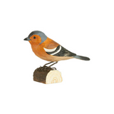 Hand Carved Wooden Chaffinch By Wildlife garden