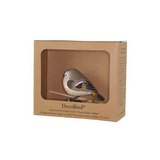 Carved Wooden Goldcrest  Decobird By Wildlife Garden