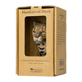 Hand Carved Leopard With Hook By Wildlife Garden