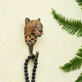 Hand Carved Leopard With Hook By Wildlife Garden