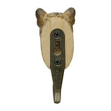 Hand Carved Leopard With Hook By Wildlife Garden