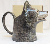 Wolf Jug By Quail Ceramics
