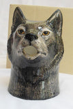 Wolf Jug By Quail Ceramics